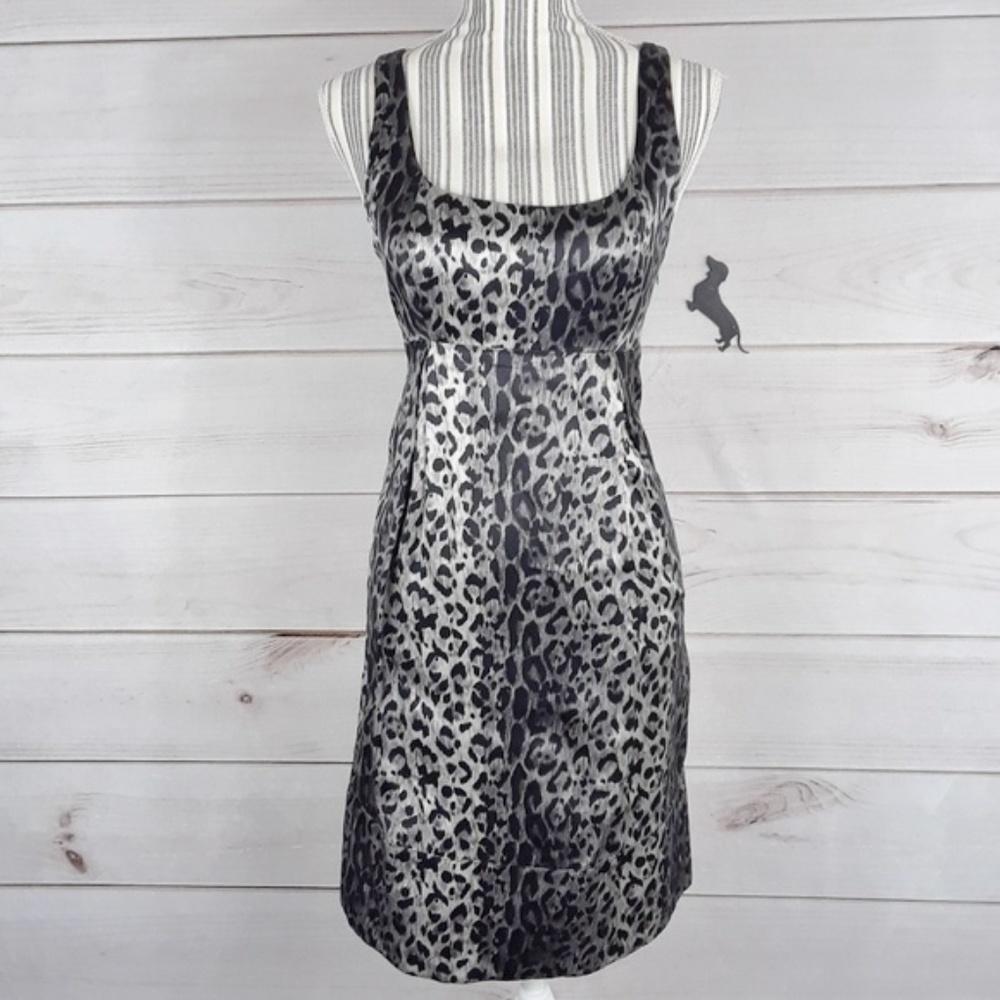 The Limited silk cheetah cocktail dress. Sz 8.